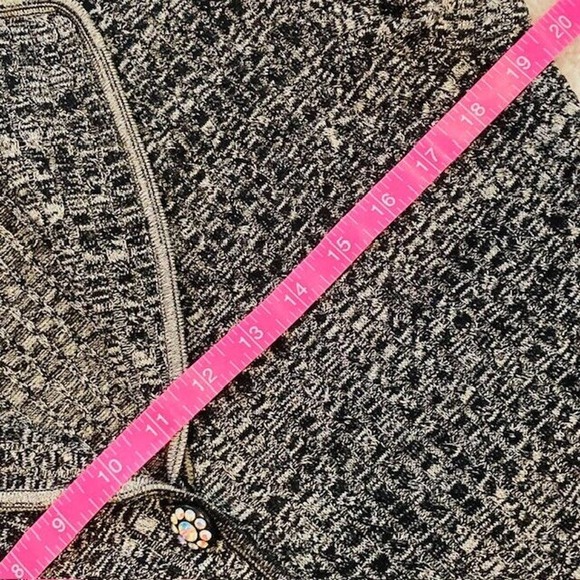 Misook $438 Women's Small Metallic Dressy Ornate Button Sweater Jacket Blazer - Picture 11 of 11